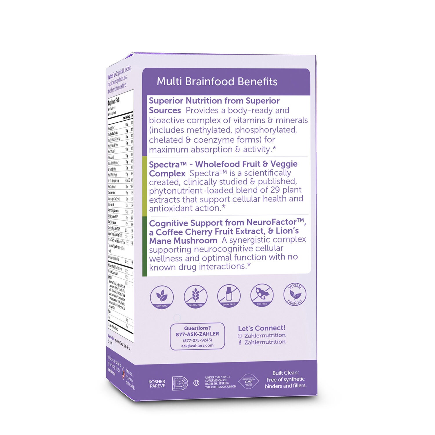 Multi Vitamin Brainfood - 60 Capsules (30 Servings)  | GNC